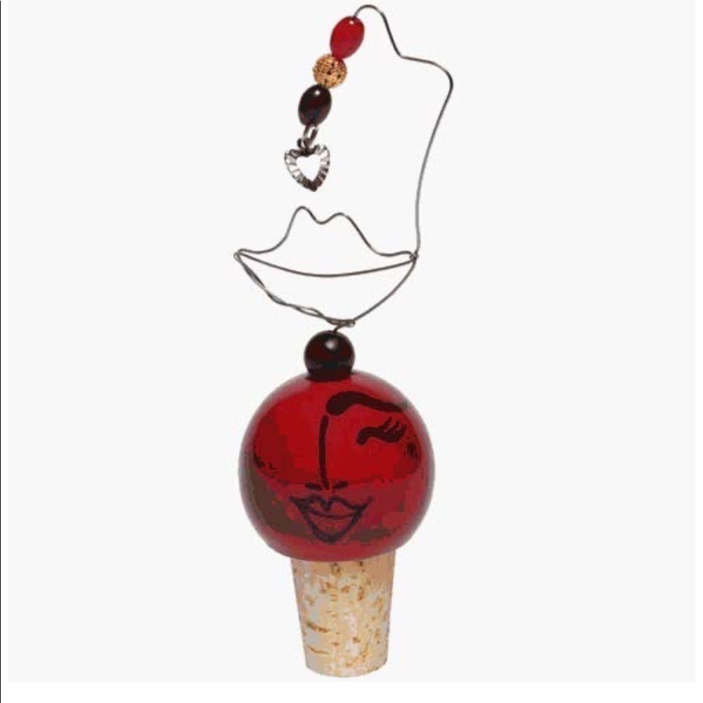 𝅺LOLITA Love My Wine Bottle Stopper The Flirt New